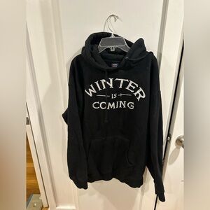Black 'Winter is Coming' Hoodie